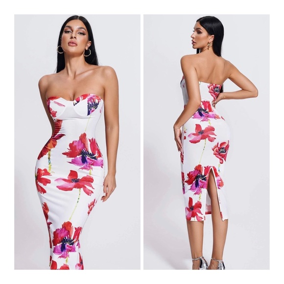Bella: Flourish Me Midi Dress - Picture 5 of 6